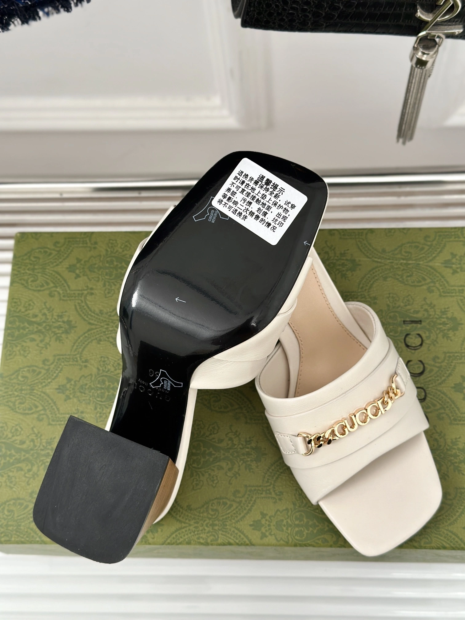 COCO-- 6u33i 786595 AABOC 9540 Calfskin sheepskin Heel height：7.5CM item:D-X187H2821